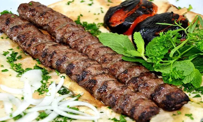 Koobideh Kebab with rice – Persian picnic recipe