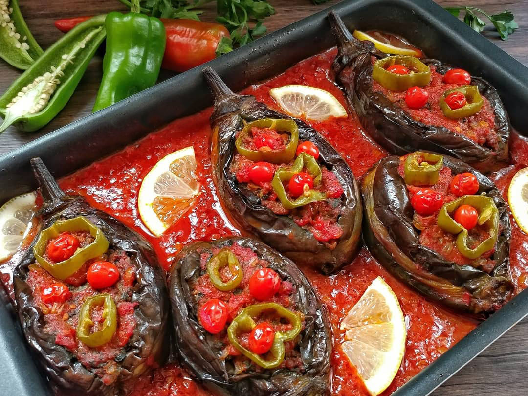How to Make Persian Stuffed Eggplant - step image