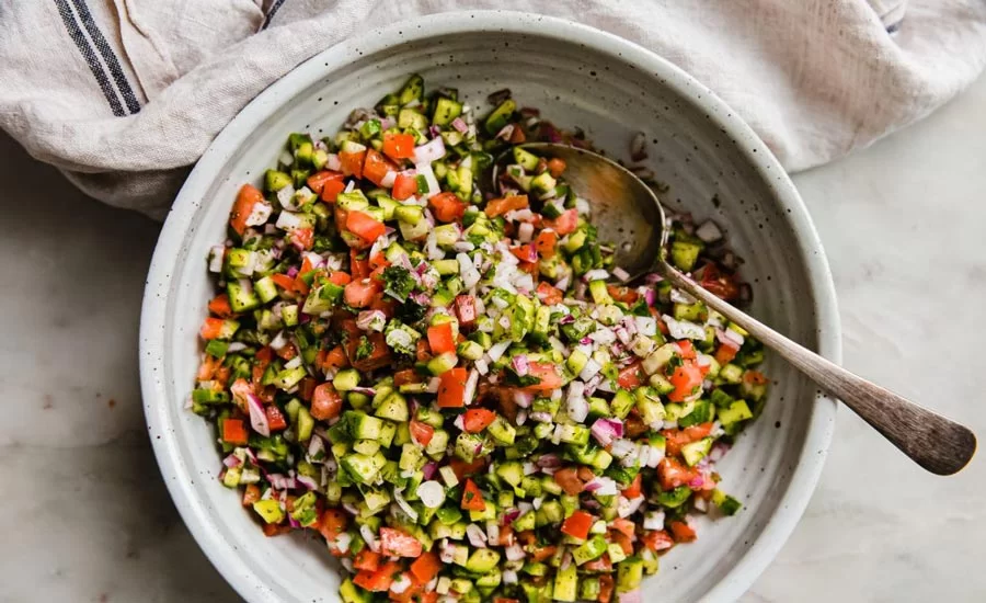 Authentic Shirazi Salad Recipe - step image