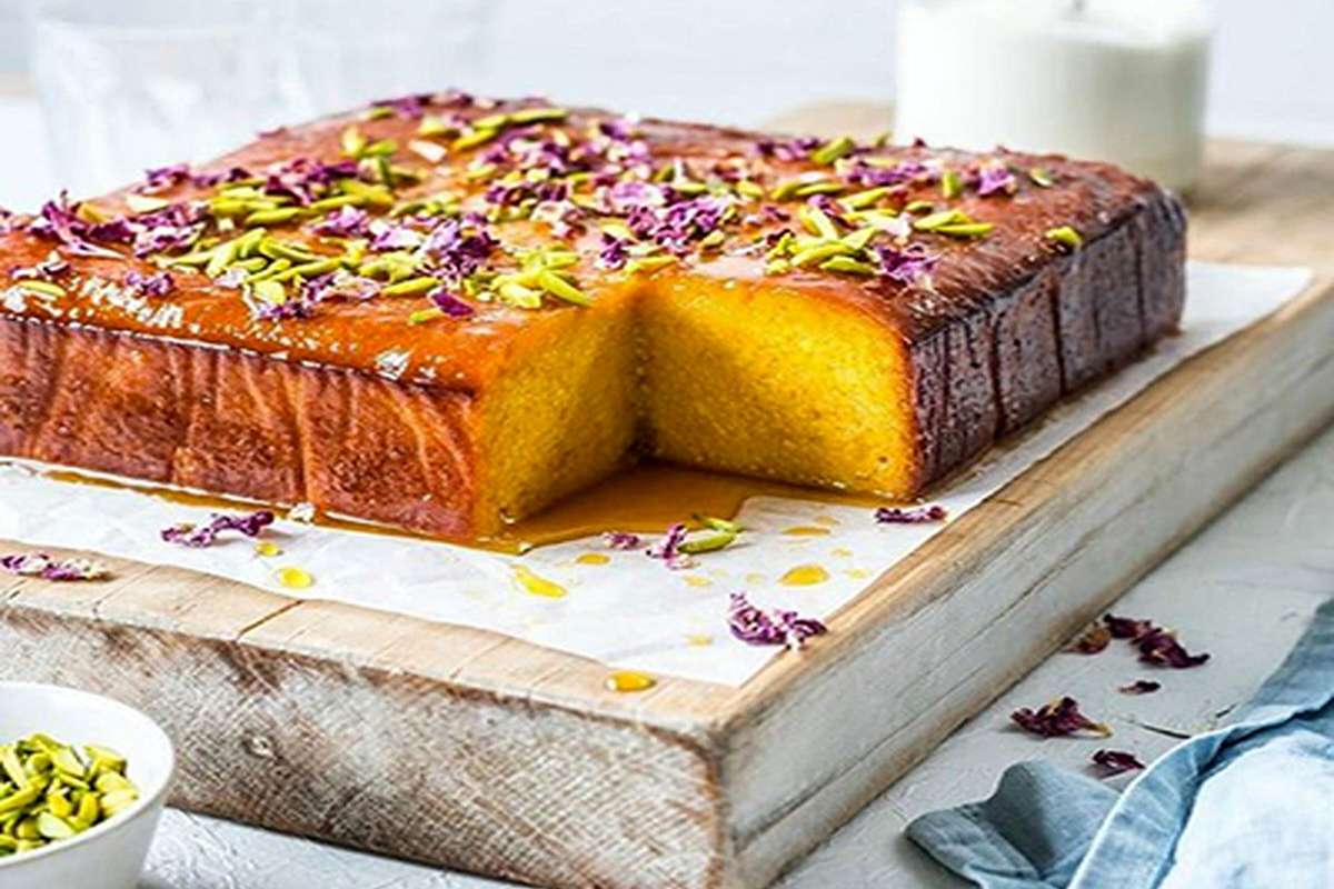 How to Make a Delicious Saffron Cake - step image