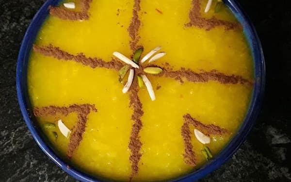 Traditional Persian Saffron Rice Pudding Recipe - step image